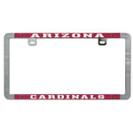 Wholesale-Arizona Cardinals Metal Lic. Plate Frame Slim