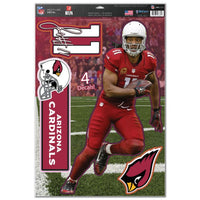 Wholesale-Arizona Cardinals Multi-Use Decal 11" x 17" Larry Fitzgerald