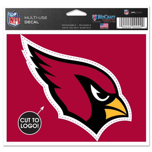 Wholesale-Arizona Cardinals Multi-Use Decal - cut to logo 5" x 6"