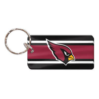 Wholesale-Arizona Cardinals STRIPES Keychain Rectangle