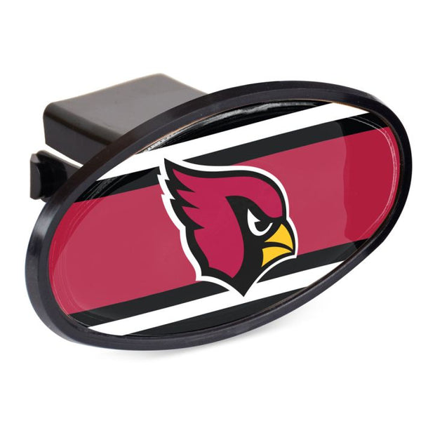 Wholesale-Arizona Cardinals STRIPES Oval 2" Hitch Receiver