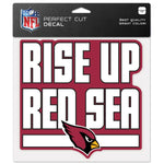 Wholesale-Arizona Cardinals Slogan Perfect Cut Color Decal 8" x 8"