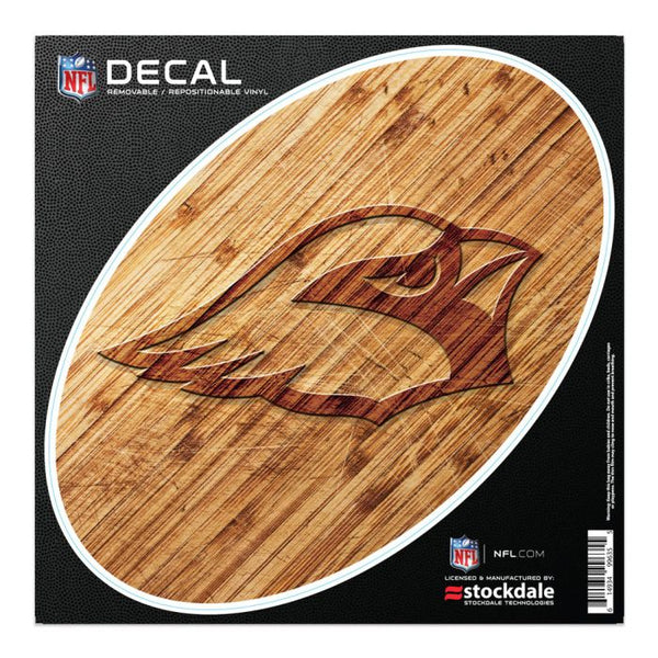 Wholesale-Arizona Cardinals WOOD All Surface Decal 6" x 6"