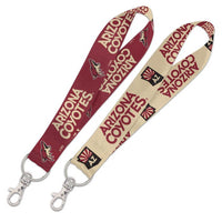 Wholesale-Arizona Coyotes Lanyard Key Strap 1"