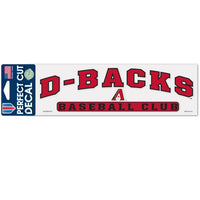 Wholesale-Arizona Diamondbacks Arched Perfect Cut Decals 3" x 10"