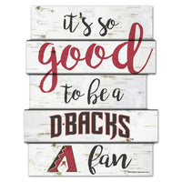 Wholesale-Arizona Diamondbacks BIRCH Wood Sign 11"X14"