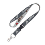 Wholesale-Arizona Diamondbacks Charcoal Lanyard w/detachable buckle 1"