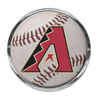 Wholesale-Arizona Diamondbacks Chrome Metal Domed Emblem