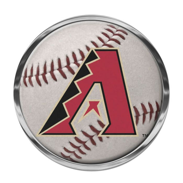 Wholesale-Arizona Diamondbacks Chrome Metal Domed Emblem