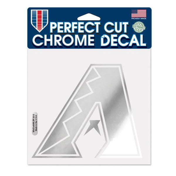 Wholesale-Arizona Diamondbacks Chrome Perfect Cut Decal 6" x 6"