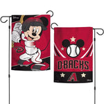 Wholesale-Arizona Diamondbacks / Disney Mickey Mouse Garden Flags 2 sided 12.5" x 18"