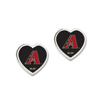 Wholesale-Arizona Diamondbacks Earrings w/3D Heart