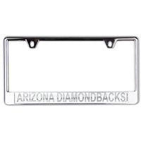 Wholesale-Arizona Diamondbacks FROST Lic Plate Frame B/O Printed