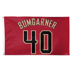 Wholesale-Arizona Diamondbacks Flag - Deluxe 3' X 5' Madison Bumgarner