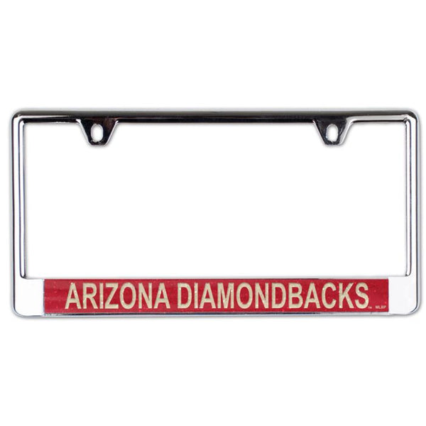 Wholesale-Arizona Diamondbacks GLITTER Lic Plate Frame B/O Printed