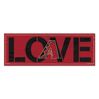 Wholesale-Arizona Diamondbacks LOVE Wood Sign 8"x23" 1/4" thick