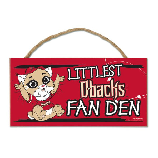 Wholesale-Arizona Diamondbacks Mascot MLB Wood Sign w/Rope 5" x 10"