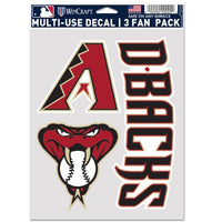 Wholesale-Arizona Diamondbacks Multi Use 3 Fan Pack