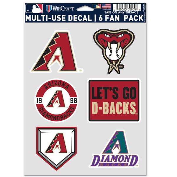 Wholesale-Arizona Diamondbacks Multi Use 6 Fan Pack