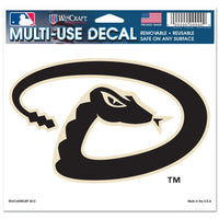 Wholesale-Arizona Diamondbacks Multi-Use Decal -Clear Bckrgd 5" x 6"