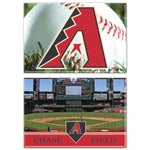 Wholesale-Arizona Diamondbacks Rectangle Magnet, 2pack 2" x 3"