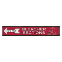 Wholesale-Arizona Diamondbacks SECTIONS Wood Sign 6"x36" 3/8" thick