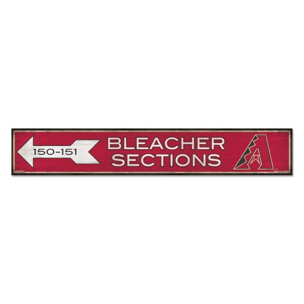 Wholesale-Arizona Diamondbacks SECTIONS Wood Sign 6"x36" 3/8" thick