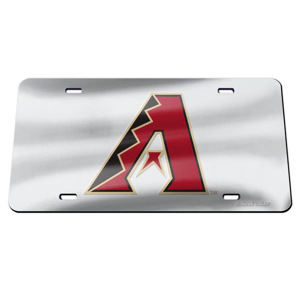 Wholesale-Arizona Diamondbacks SILVER Specialty Acrylic License Plate