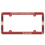 Wholesale-Arizona Diamondbacks SLOGAN Lic Plate Frame Full Color