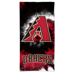 Wholesale-Arizona Diamondbacks TDYE Spectra Beach Towel 30" x 60"