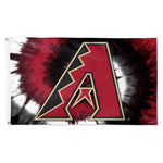 Wholesale-Arizona Diamondbacks Tie Dye Flag - Deluxe 3' X 5'