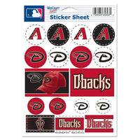 Wholesale-Arizona Diamondbacks Vinyl Sticker Sheet 5" x 7"