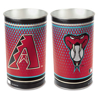 Wholesale-Arizona Diamondbacks Wastebasket - tapered 15"H