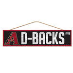 Wholesale-Arizona Diamondbacks Wood Sign-with Rope 4" x 17"