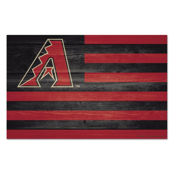 Wholesale-Arizona Diamondbacks americana Wood Sign 11" x 17" 1/4" thick