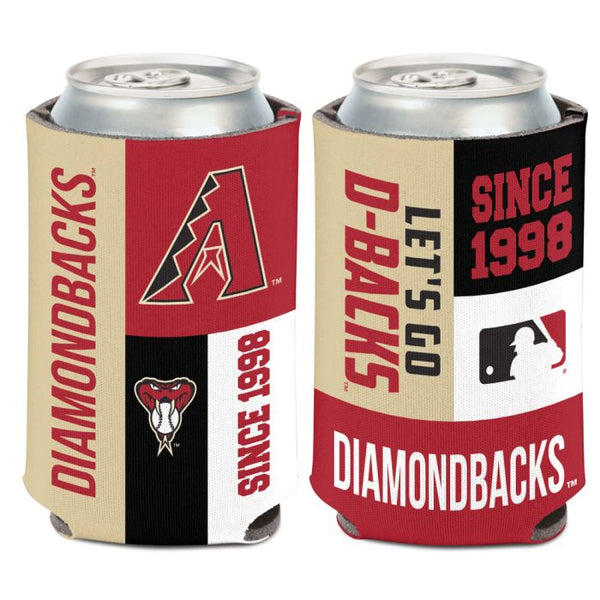 Wholesale-Arizona Diamondbacks color block Can Cooler 12 oz.