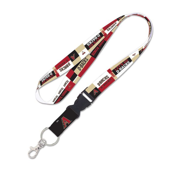 Wholesale-Arizona Diamondbacks color block Lanyard w/detachable buckle 1"