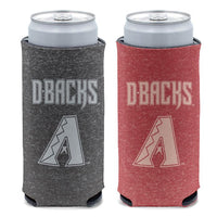 Wholesale-Arizona Diamondbacks colored heather 12 oz Slim Can Cooler