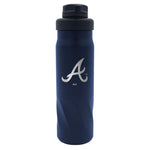 Wholesale-Atlanta Braves 20oz Morgan Stainless Steel Water Bottle