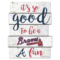 Wholesale-Atlanta Braves BIRCH Wood Sign 11"X14"