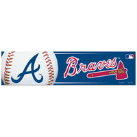 Wholesale-Atlanta Braves Bumper Strip 3" x 12"