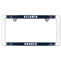 Wholesale-Atlanta Braves Lic Plt Frame Metal Thin Rim Value