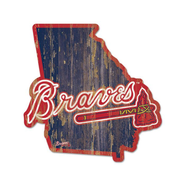 Wholesale-Atlanta Braves STATE SHAPE