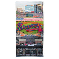 Wholesale-Atlanta Braves / Stadium MLB Spectra Beach Towel 30" x 60"