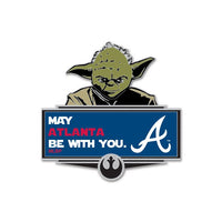 Wholesale-Atlanta Braves / Star Wars Yoda Collector Pin Jewelry Card