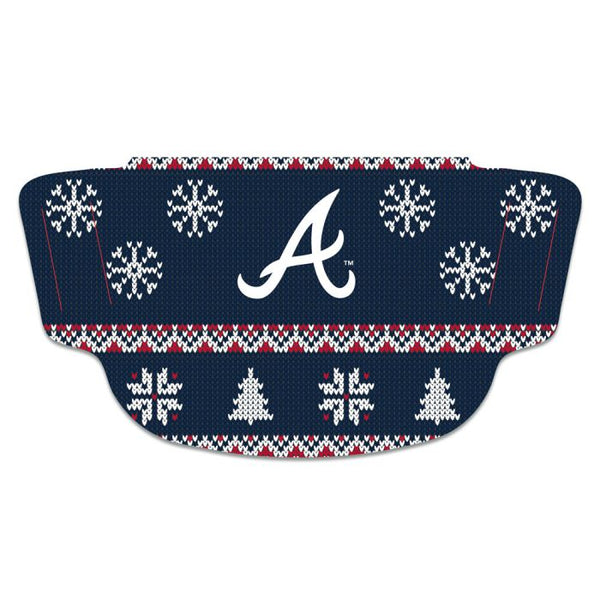 Wholesale-Atlanta Braves / Ugly Sweater Ugly Sweater Fan Mask Face Covers