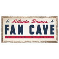 Wholesale-Atlanta Braves Wood Sign 8" x 17"