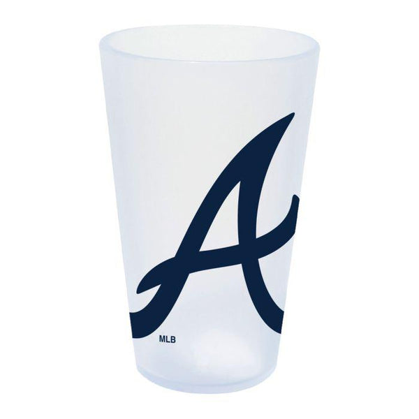 Wholesale-Atlanta Braves icicle 16 oz Silicone Pint Glass