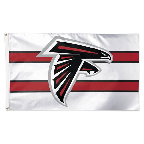 Wholesale-Atlanta Falcons Away Stripes Flag - Deluxe 3' X 5'