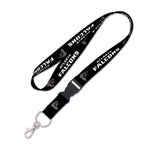 Wholesale-Atlanta Falcons Blackout Lanyard w/detachable buckle 1"